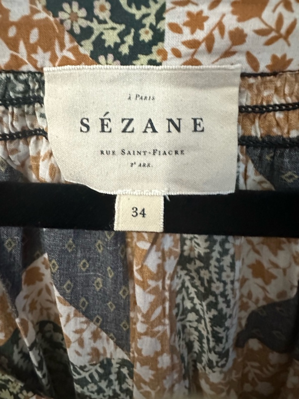 SEZANE Yuliana Dress size 2/EU 34 Boho Coastal cowgirl maxi Dress - Picture 10 of 12